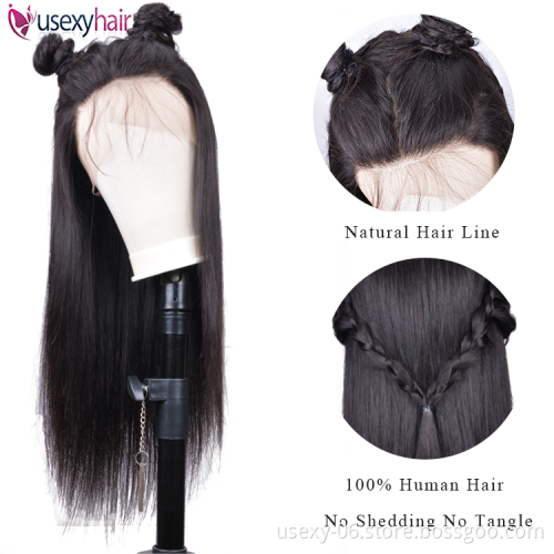 wholesale wigs 100% Raw Indian Human Hair Wigs,32 34 36 Inch HD Lace Frontal Wigs,Virgin Human Hair Wigs For Black Women